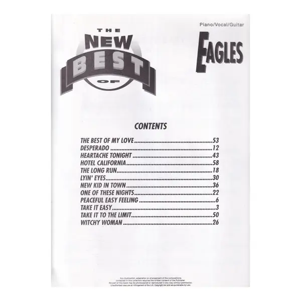 The New Best Of Eagles