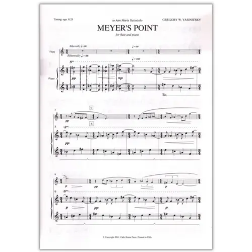 Meyer´S Point For Flute And Piano