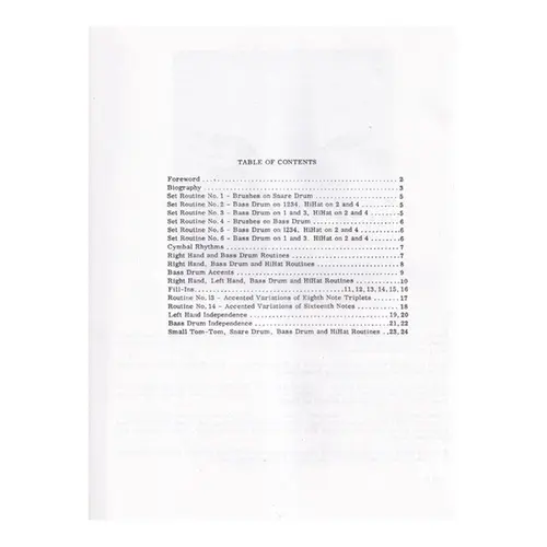 Introduction to The Drumset Vol.1