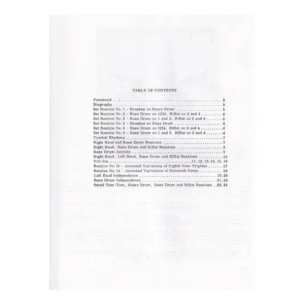 Introduction to The Drumset Vol.1