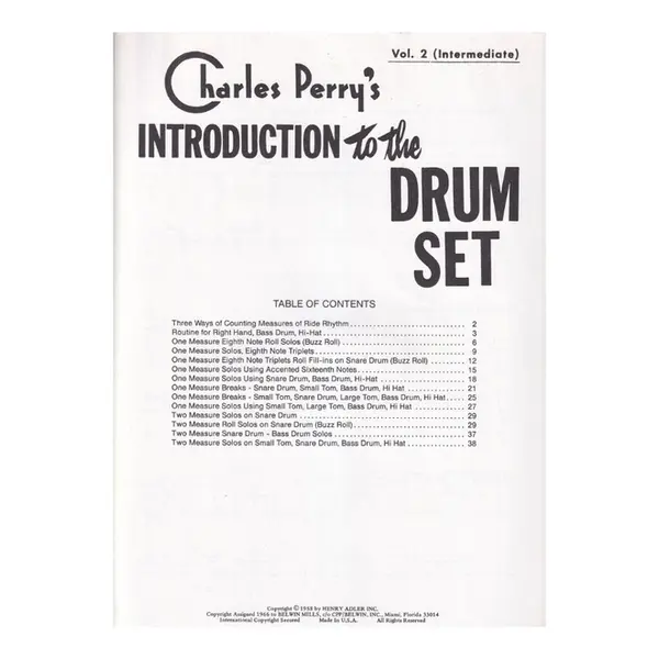 Introduction to The Drumset Vol.2