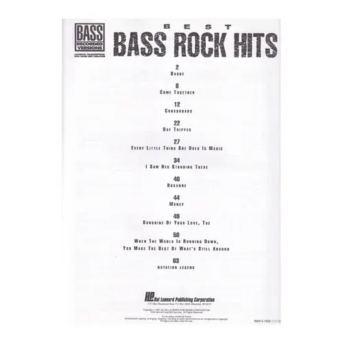 Best Bass Rock Hits