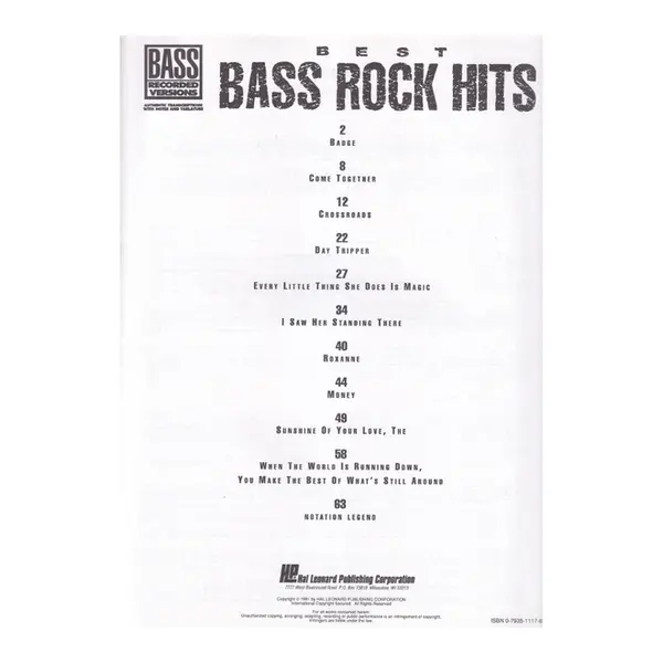 Best Bass Rock Hits