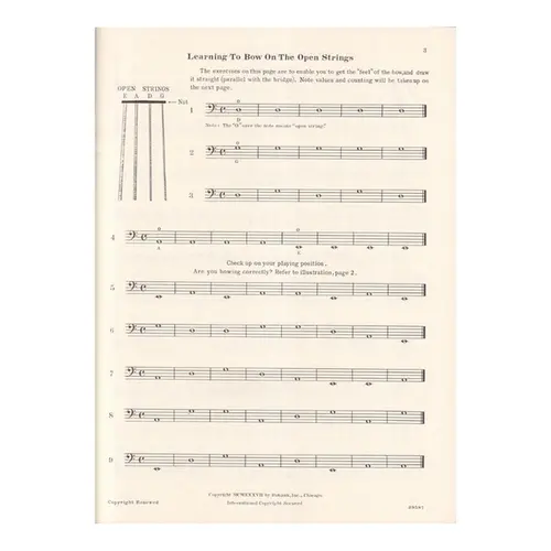 Elementary Method - String Bass