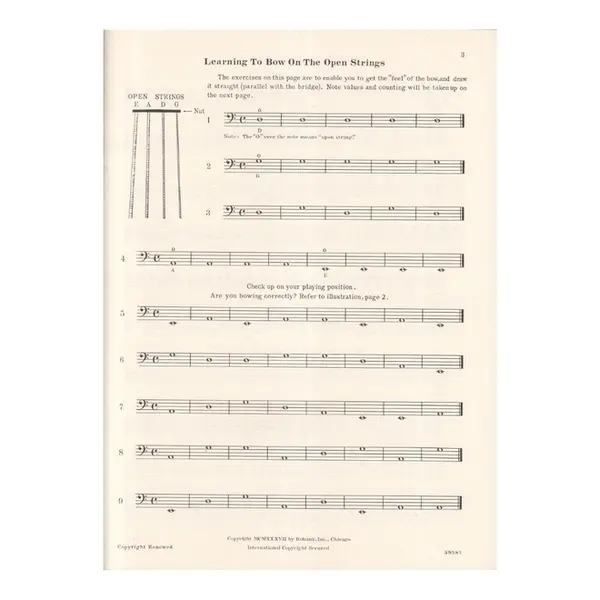 Elementary Method - String Bass