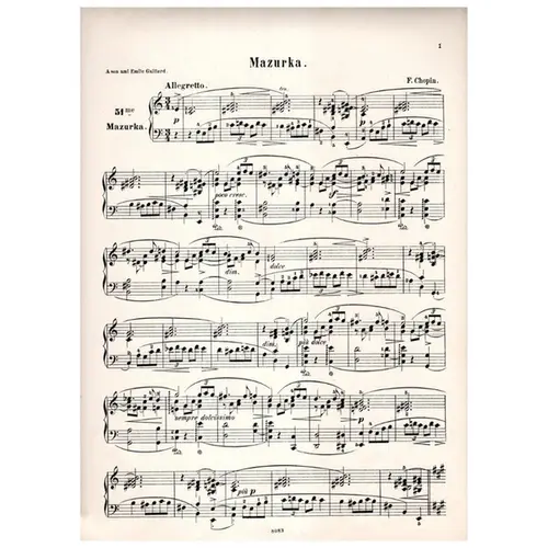 Mazurka A Gaillard - A Min