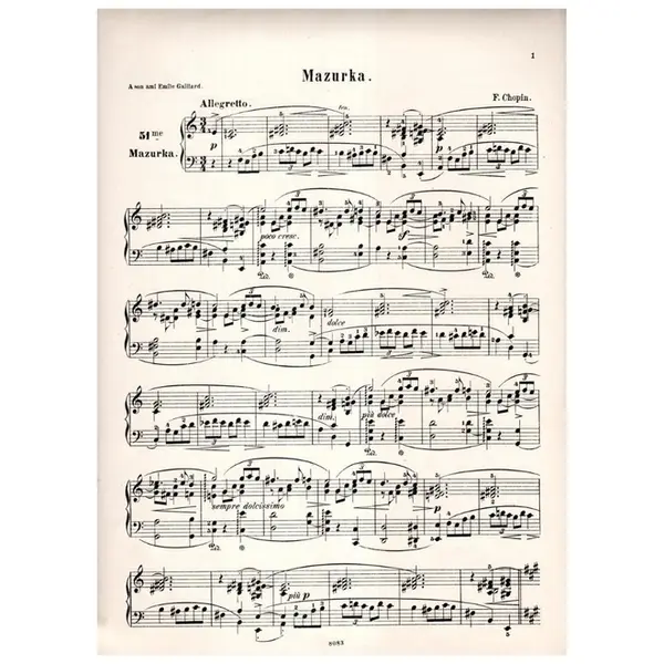 Mazurka A Gaillard - A Min