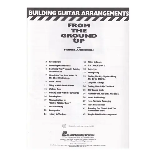 Building Guitar Arrangements from the Ground Up