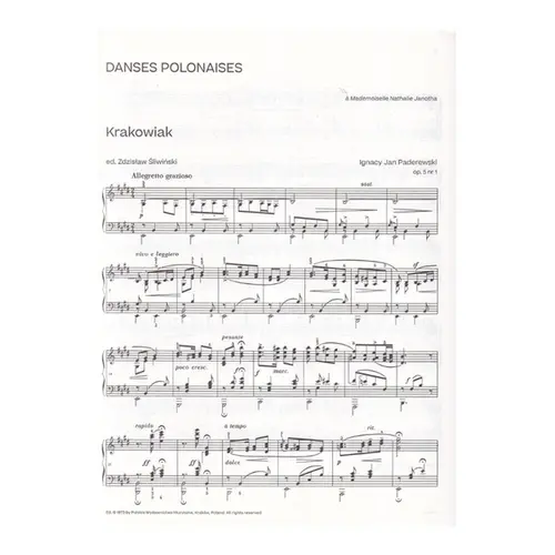 The Most Beautiful Paderewski for Piano