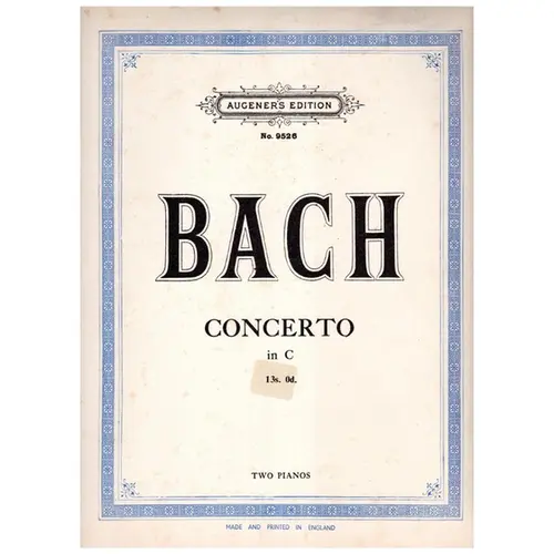 Concerto in C for two pianos