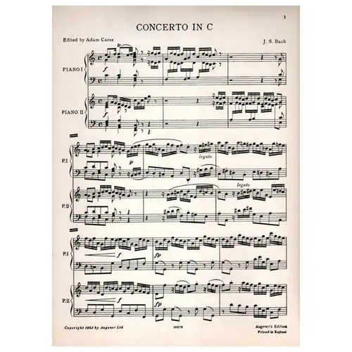 Concerto in C for two pianos