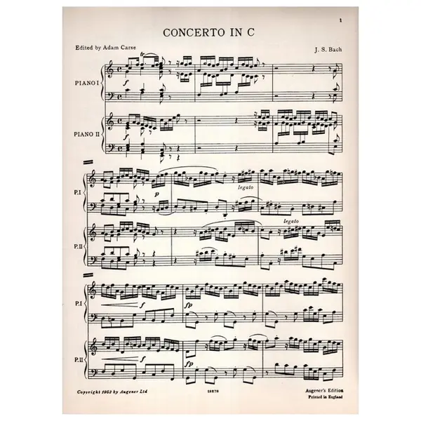Concerto in C for two pianos
