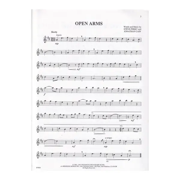 Hot Pop Hits  - Sax Alto