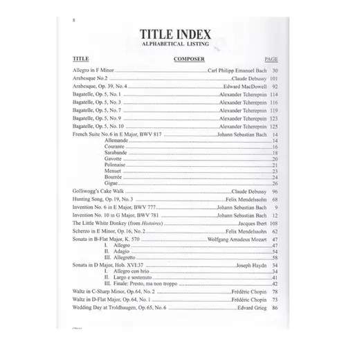 Piano Literature - Vol.5 - PROMOÇÃO!