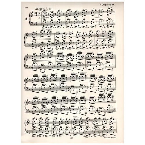 Studies - Op.25 N.3 In F