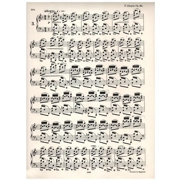 Studies - Op.25 N.3 In F