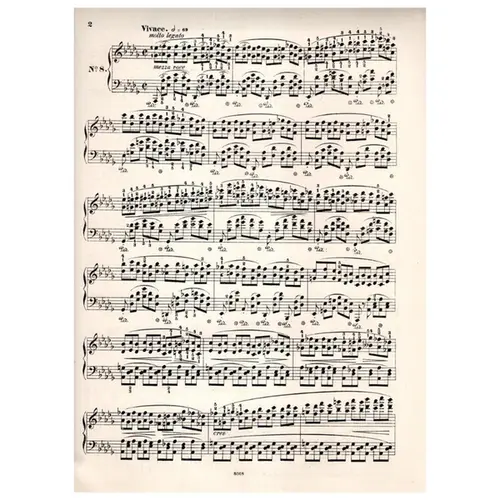Etudes - Op.25 N.8 In D Flat