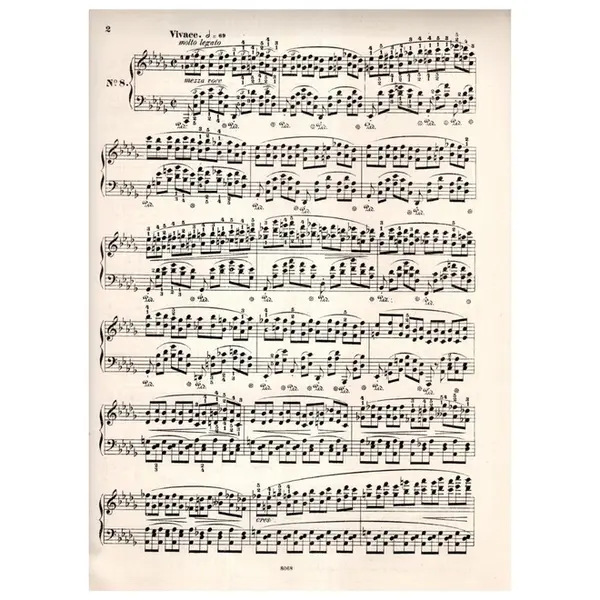Etudes - Op.25 N.8 In D Flat