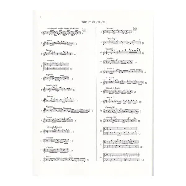 Caprices, fantasias and beginner's pieces for flute and With Bass continuo