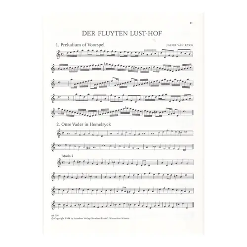 Der Fluyten Lust-hof Vol.I