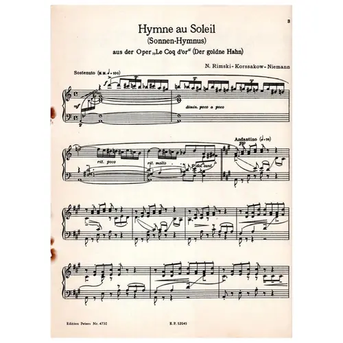 Hymnus an die Sonne