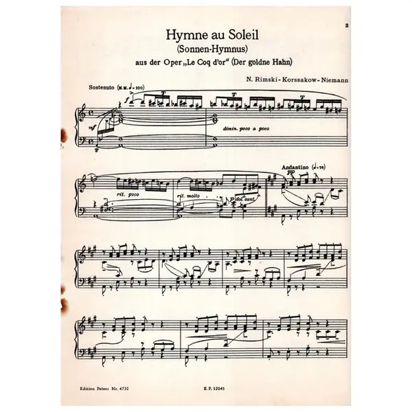 Hymnus an die Sonne