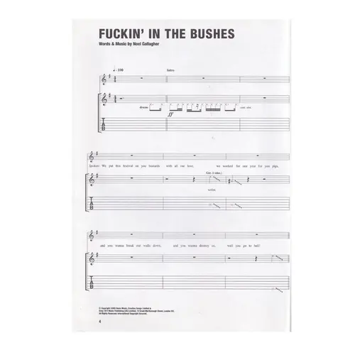 Oasis - Standing On The Shoulder Of Giants - Guitar