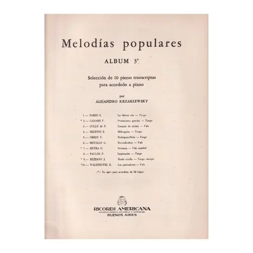 Melodias Populares - Álbum 3
