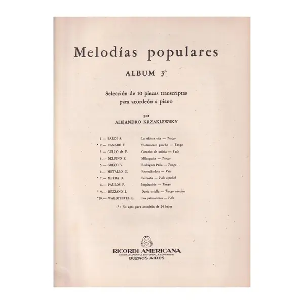 Melodias Populares - Álbum 3