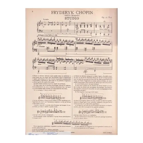 Studio - Op.25 N.11