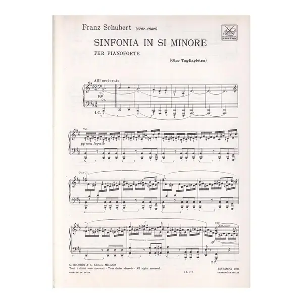 Sinfonia In Si Minore (Piano)