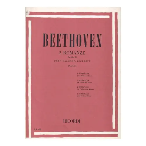 2 Romanze Op.40 E 50 Per Violino
