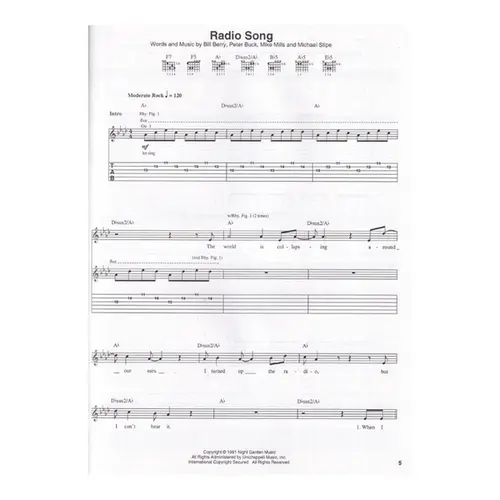 R.E.M - Out of Time - Guitar
