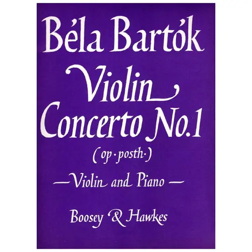 Violin Concerto N.1 - Op.Post - violino and piano