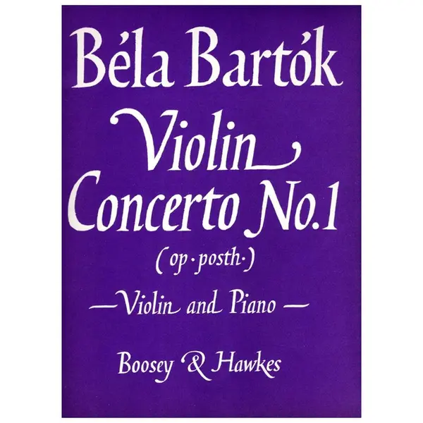 Violin Concerto N.1 - Op.Post - violino and piano