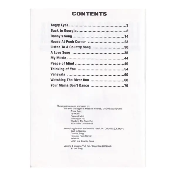 Loggins & Messina: Guitar Anthology Series