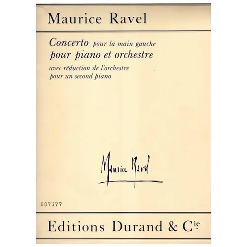 Concerto pour la main gauche pour piano et orchestre