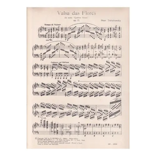 Valsa Das Flores Op.71 (Quebra-Noz