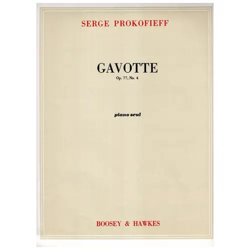 Gavotte op. 77 n. 4