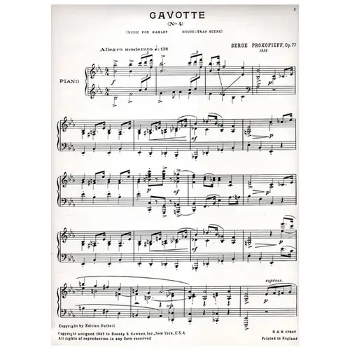 Gavotte op. 77 n. 4