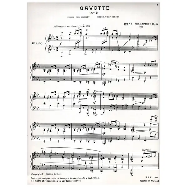 Gavotte op. 77 n. 4