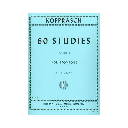 60 Studies For Trombone - Vol.1