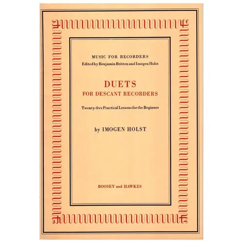 Duets for descant recorders