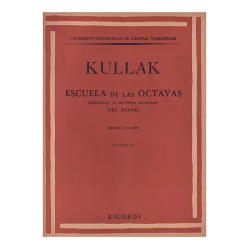 Escuela De Las Octavas Del Piano - Vol.1  (Edição Antiga)