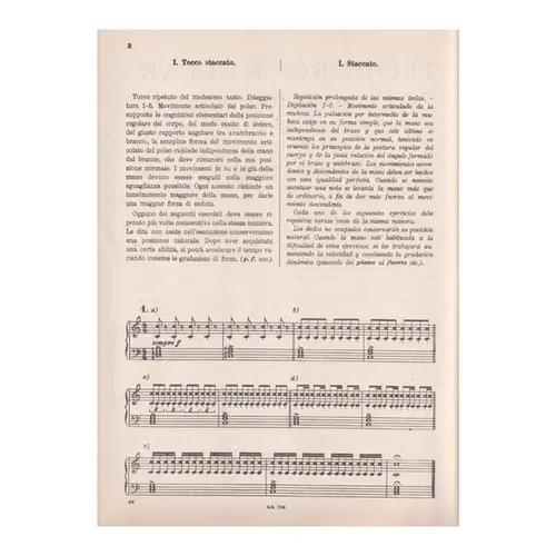 Escuela De Las Octavas Del Piano - Vol.1  (Edição Antiga)