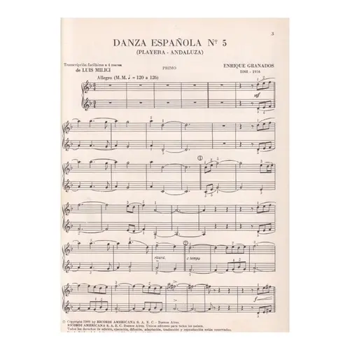 Dança Espanhola N.5