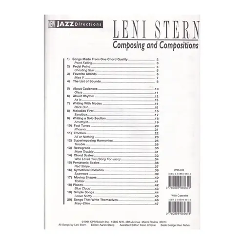 Leni Stern - Composing and Compositions