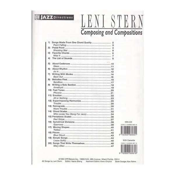 Leni Stern - Composing and Compositions