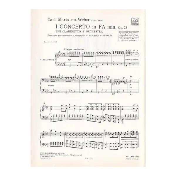 Concerto N.1 Op.73 Em Fa Menor