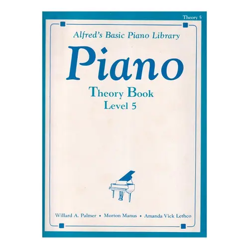 Alfred's Basic Piano Course - Theory Book 5 - Promoção!